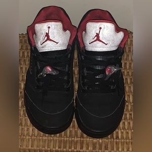 Air Jordan 5 Retro Low 'Alternate 90' Black/Gym Red-Black Retro